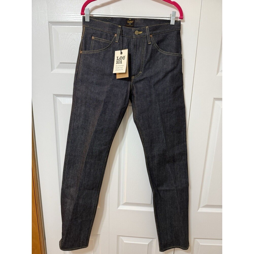 NWT Lee 101Z Premium Selvedge Denim Jeans – Raw Indigo Made with Japanese Denim